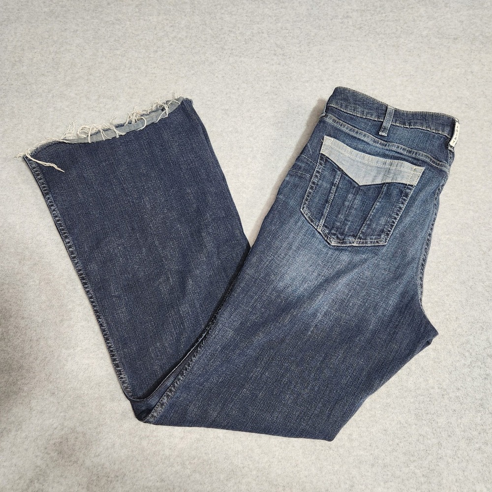 Ariat Real Denim High Rise Flare Jeans Women's Size 33L Western Denim